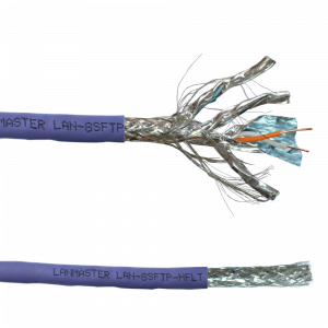 Кабель LANMASTER SFTP, 4 пары, кат. 8,  2000Mhz, нг(А)-HFLTx, 305 м